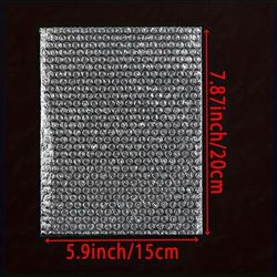 TEMU 50pcs 15*20cm Thick Shock-resistant Transparent , Made Of Plastic