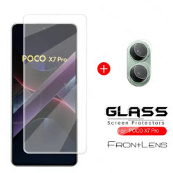 For Xiaomi POCO X7 Pro Glass Tempered Film POCO X7 Pro Glass HD Phone Screen Camera Protector Tempered Film POCO X7 Pro Glass