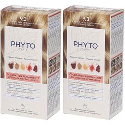 PHYTO Color Kit 9,3 Biondo Chiarissimo Dorato Set da 2 2x1 pz