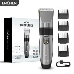 ENCHEN Sharp X Professional Haircut Clipper Single Handfine-Tuning Design With Safety Lock Upgraded Ceramic Blade Type-C Port