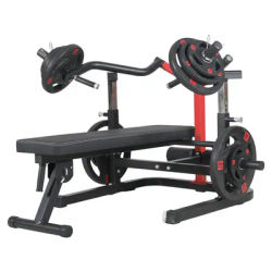 Custom Fitness Multifunctional Weightlifting Bench Press Foldable Chest Barbell Press Bed With Safety Belt protection