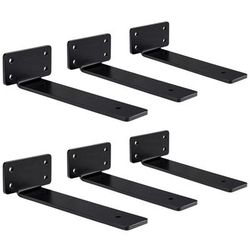 TEMU 4/ 6pcs Heavy Duty L Shaped Metal Wall Mounted Shelf Brackets Support Decor Home