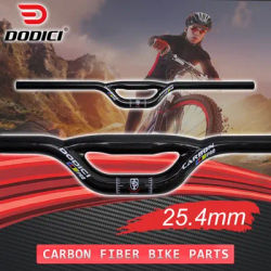 Carbon Fiber Handlebar,Baby Walker,BMX,Mountain Road Bikes,MTB,Double Tube Cycling Bicycle Handle,580/640/680/720mm