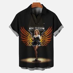 Blusa / Camicia Manifesto retrò Ragazza retrò Anni 1950 Retrò Vintage Grafico per Per uomo Adulti Stampa 3D per Mascherata Quotidiano Vacanza Feste