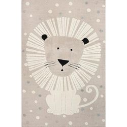 Tappeto bambini leone, beige, 140 x 200 cm