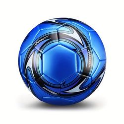 TEMU Durable Size 5 Adult Soccer Ball - Non-explosive, Training And Outdoor Play, Scheme, Machine-stitched Pvc, Ideal For Christmas, Valentine's Day, New Year, Celebrations, Suitable For All