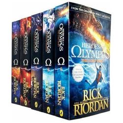 TEMU The Heroes Of Olympus The Complete 5 Books Collection Set By Rick Riordan, The Blood Of Olympus, The House Of Hades, The Mark Of Athena, The Son Of Neptune, The Lost Hero