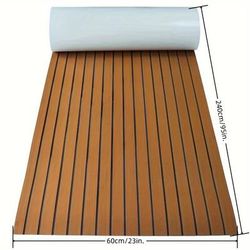 TEMU Eva Foam Boat Deck Sheet With Anti-slip Self-adhesive Boat Floor Mat, Durable And Easy Diy Eva Floor, Suitable Or Yacht Deck - Uv Protection, Shock Absorption Function