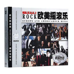 European and American Classic English Rock Music Song CD Set Selected Car CD Record 3CD