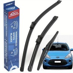 "TEMU Windshield Wiper Blade Kit For Fiat 500 Front And Rear 24"14"11""