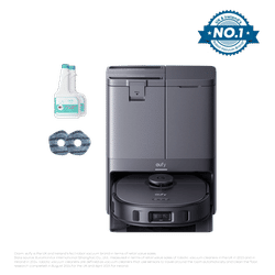 eufy X10 Pro Omni + 2 bottles of eufy Floor Cleaning Solution+2 Washable Vacuum Mop Cloths