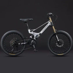 20inch MTB Bike Downhill Bikes AM XC Mountain Bicycle 7 Speed Magnesium Alloy Frame Disc Brake 20 inch Mountain Bike Wheelset