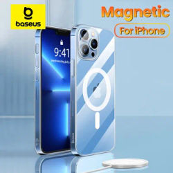 Baseus étui de téléphone magnétique pour iPhone 15 14 13 12 11 Pro Max housse de charge sans fil