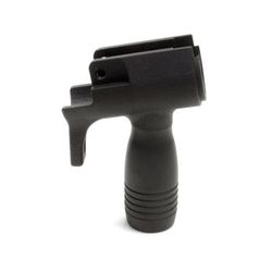A3 Industries Modular Vertical Foregrip For HK MP5-K 100 Degree w/ Hand-Stop And 2.75In HK Grooved Aluminum Grip Black VFG-161
