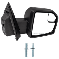 JC Whitney Mirror Textured Black, Passenger Side, 1-year limited warranty JFD525ER