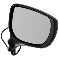 JC Whitney Mirror Textured Black, Passenger Side, 1-year limited warranty JSU77ER