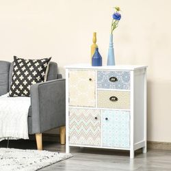 TEMU Drawer Table Sideboard Multi- Storage Chest Entryway Living Room Bedroom Furniture Organizer