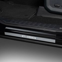 Putco Door Sill Protector Molded plastic Black, 1-year limited warranty 95175BPFD