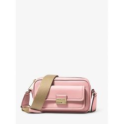 Michael Kors Bradshaw Extra-Small Leather Camera Crossbody Bag Pink One Size