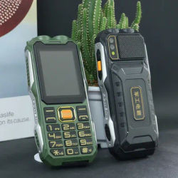 Tough Outdoor Phone 2.4" Display SOS Dial Big Button Dual SIM Power Bank Dual LED Torch Super Loud Sound Long Standby GSM Mobile