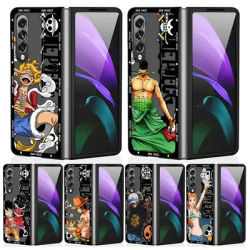 Ones Luffys Pieces Phone Case for Samsung Galaxy Z Fold4 5G Z Fold5 Z Fold6 5G Z Fold3 ZFold4 Cases Cover