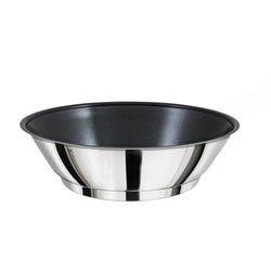 Magma Saute/Omelet Induction Compatible Pan - Stainless Steel Exterior & Slate Black Ceramica Non-Stick Interior A10-369-2-IND