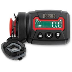 Rapala Digital Line Counter Digital Display w/Backlight Depth Lock Depth Alarm Imperial and Metric Battery Status RDLC