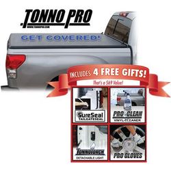 Tonno Pro Tonneau Cover Soft TonnoFold Series, 10-year limited warranty on cover with lifetime frame 42-600