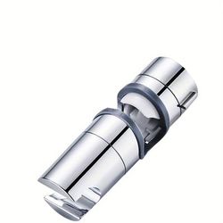 TEMU Adjustable Shower Head Holder, Universal Fit, No-drill Wall Mount, Sleek , Durable Metal Construction, Modern Bathrooms, Shower Accessory | Sleek Shower Design | Nodrill Installation, Shower