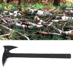 Multitool Camping Hatchet Compact Portable Comfortable Handle Convenient Practical Curved Blade for Fire Engineers