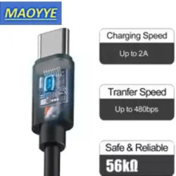 MAOYYE Type C to USB A Data Charger Cable 1m 2M 3M Cables For Samsung Galaxy S10 S20 S21 Htc lg android phone