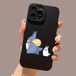 TEMU Matte Phone Cover Featuring A Design, Providing 360-degree Protection For Models Including 11, 12, 13, 14, 15 Pro Max, 16, Xr, X/xs, 7, 8 Plus, Se, And Mini.