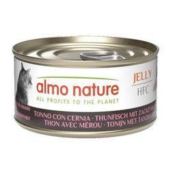 24x70g Grouper Tuna Jelly HFC Almo Nature Wet Cat Food