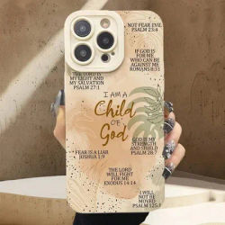 Case For iPhone 16 15 14 13 12 11 Pro Max XS XR X 7 8 Plus SE 2022 Mini Christian Phone Case Slogan