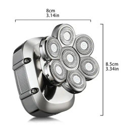 USB charging, five speed electric bald shaver, men's multifunctional trimmer