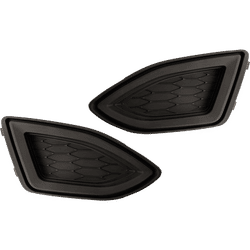 JC Whitney Bumper Grille Textured Black, Front, Driver & Passenger Side, 1-year unlimited-mileage warranty SET-RF01530055