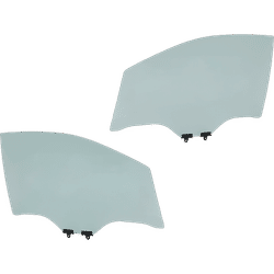 JC Whitney Door Glass, Front, Driver & Passenger Side, 1-year unlimited-mileage warranty SET-JRS48010033
