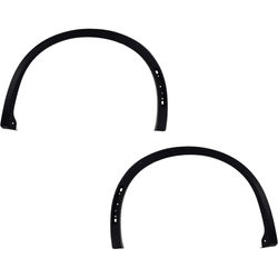 JC Whitney Fender Flares Plastic Textured Black, Front, Driver & Passenger Side, 1-year unlimited-mileage warranty SET-RM22130027