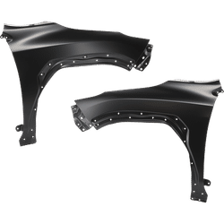 JC Whitney Fender Aluminum Primed, Front, Driver & Passenger Side, 1-year unlimited-mileage warranty SET-RS22010029