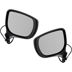 JC Whitney Mirror Textured Black, Driver & Passenger Side, 1-year limited warranty SET-JSU77ER
