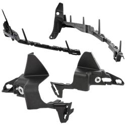 Replacement Bumper Bracket, Front, Driver & Passenger Side, Lower, 1-year unlimited-mileage warranty SET-RC01310015-A