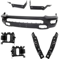 JC Whitney Bumper Steel Primed, Front, 1-year unlimited-mileage warranty KIT-032725-53