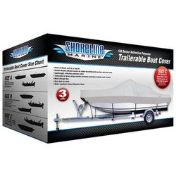 Shoreline Marine Boat Cover Boat Cover 20-22ft V-hull SLBCC