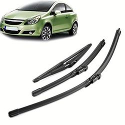 "TEMU Front & Rear Wiper Blades Set 26"+16"+12" Fit For D 2006 - 2014"
