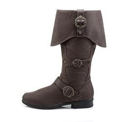 Retrò Vintage Medievale Rinascimento Scarpe Stivali jazz piatti Pirata Vichingo Crociato Costume Per uomo Celtico Costumi da pirata Halloween Carnevale Performance LARP Fiera Rinascimentale Adulti