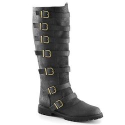 Medievale Rinascimento Scarpe Stivali jazz piatti Pirata Guerriero Cavaliere Vichingo Crociato Costume Per uomo Unisex Costumi da pirata Stile Steampunk Halloween Carnevale Performance Festa / Sera