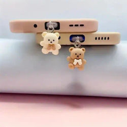 Applicable to Apple mobile phone charging port dust plug type-c earphone dust plug mobile phone decoration hole charging port po