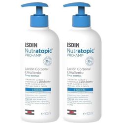 ISDIN Nutratopic PRO-AMP Lozione emolliente Pelle atopica Set da 2 2x4
