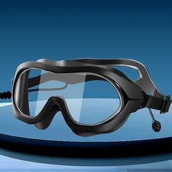 TEMU Hd Swim Goggles For Adults, Unisex Large Frame Swimming, Swimming