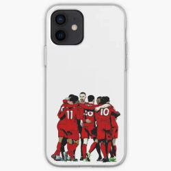 Liverpool Fc Team Celebration Iphone Tou Ehp IPhone specific protective transparent silicone soft case will not yellow